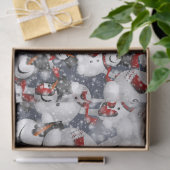 Jolly Snowman tissuepapier (Geschenk)