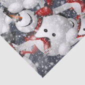 Jolly Snowman tissuepapier (Detail)