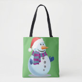 Jolly Snowman Tote Bag (Voorkant)
