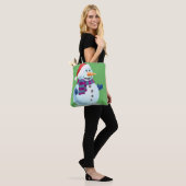 Jolly Snowman Tote Bag (Op model)