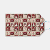 Jolly Snowmen Cadeaulabel (Voorkant (Horizontaal))