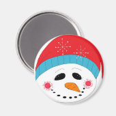 Jolly Soul in een rood Pet Magneet (Voorkant / Achterkant)