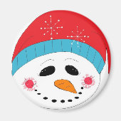 Jolly Soul in een rood Pet Magneet (Voorkant)