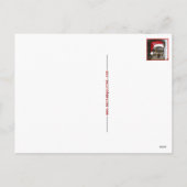 Jolly Squirrel Dearing Santa Hat · Santa Squirrel Feestdagenkaart (Achterkant)