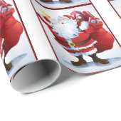 Jolly St. Nick Cadeaupapier (Rol Hoek)