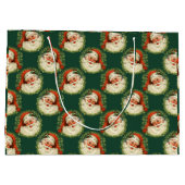  Jolly St. Nick Santa Claus kerstmis Groot Cadeauzakje (Achterkant)