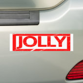 Jolly Stamp Bumpersticker (Op auto)