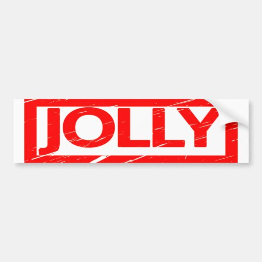 Jolly Stamp Bumpersticker (Voorkant)