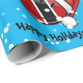 Jolly Trinidad Vlag Kerststijl Cadeaupapier (Rol Hoek)