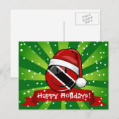 Jolly Trinidad Vlag Kerststijl Feestdagenkaart (Voorkant / Achterkant)