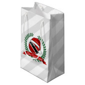 Jolly Trinidad Vlag Kerststijl Klein Cadeauzakje (Voorkant Gekanteld)