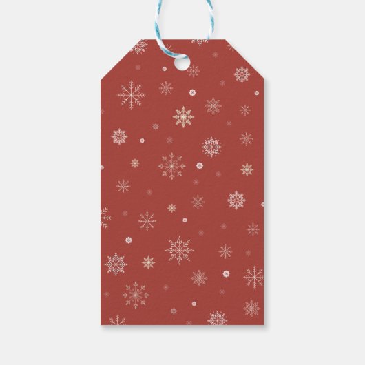 Jolly Vader Kerst Gnome Kerst Gift Label Cadeaulabel (Achterkant)