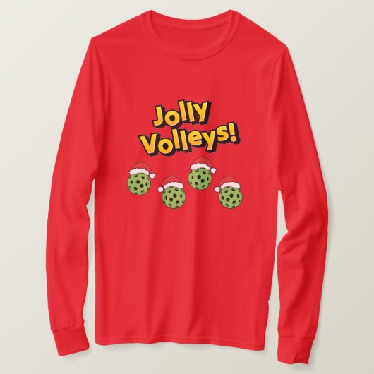 Jolly Volleys T-shirt met lange mouwen (Design voorkant)