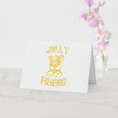 Jolly Vriend Pandas Juli Beren 30 Teddy Vriendscha Folie Feestdagenkaart (Orchidee)