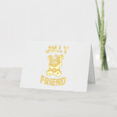 Jolly Vriend Pandas Juli Beren 30 Teddy Vriendscha Folie Feestdagenkaart (Voorkant)