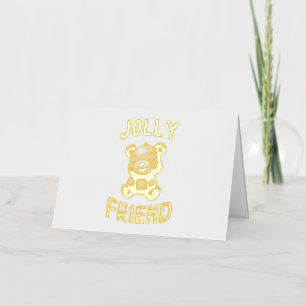 Jolly Vriend Pandas Juli Beren 30 Teddy Vriendscha Folie Feestdagenkaart