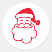 Jolly Vrolijk Sinterklaas Kerstmis Vakantie Sticke Ronde Sticker (Voorkant)