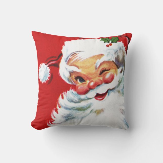 Jolly  winnaar Santa Pillow Kussen (Voorkant)