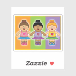 JollyKins Ballerina Trio Sticker