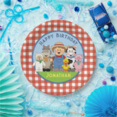 JollyKins Barnyard Buddies Boy Papieren Bordje (Feest)