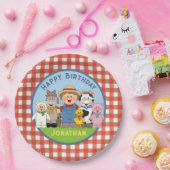 JollyKins Barnyard Buddies Boy Papieren Bordje (Feest)