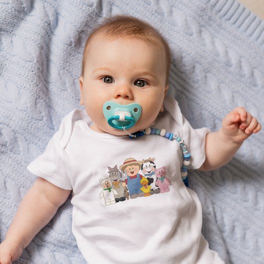 JollyKins Barnyard Buddies Boy Romper