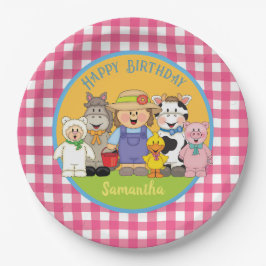 JollyKins Barnyard Buddies Girl Papieren Bordje