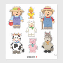 JollyKins Barnyard Buddies (set van 7)