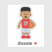 JollyKins Basketbal Jongen Sticker (Vel)