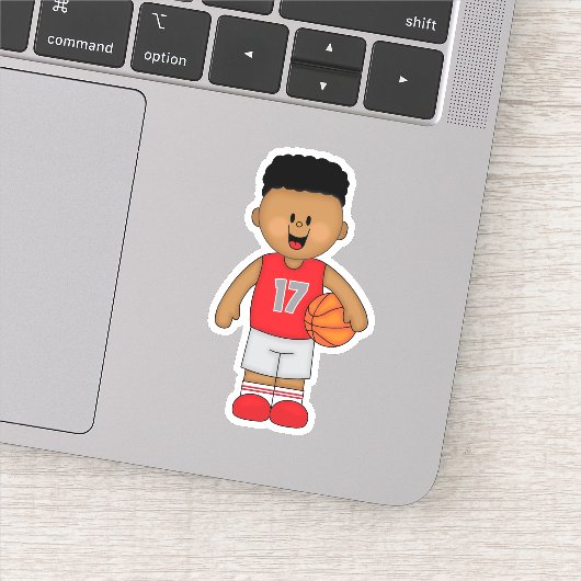 JollyKins Basketbal Jongen Sticker (Detail)