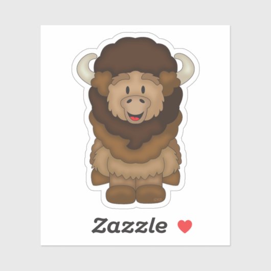 JollyKins Bison Sticker (Vel)