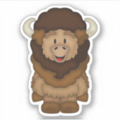 JollyKins Bison Sticker (Voorkant)