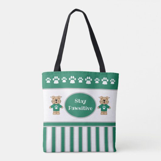 JollyKins blijven positief Tote Bag (Achterkant)
