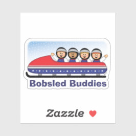 JollyKins Bobsled Buddies Sticker