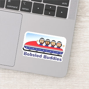 JollyKins Bobslee Vrienden Sticker