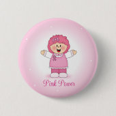 JollyKins Borstkankerbewustzijn Ronde Button 5,7 Cm (Voorkant)