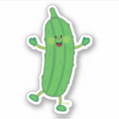 JollyKins Dansende Augurk Sticker (Voorkant)