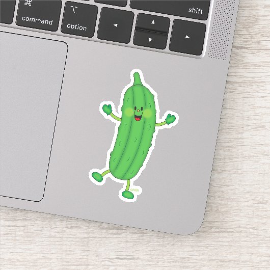 JollyKins Dansende Augurk Sticker (Detail)