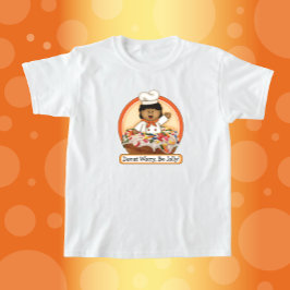 JollyKins Donut Worry be Jolly (Oranje) T-Shirt