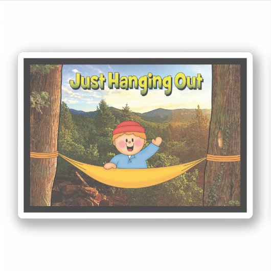 JollyKins Hammock Sticker (Voorkant)