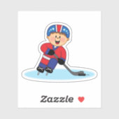 JollyKins Hockey Boy Sticker (Vel)
