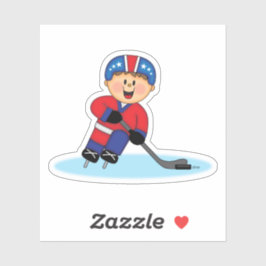 JollyKins Hockey Boy Sticker