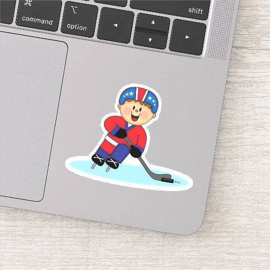 JollyKins Hockey Jongen Sticker (Detail)