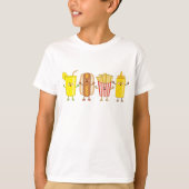 JollyKins Hot Dog Vrienden T-shirt (Voorkant)