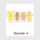 JollyKins Hotdog Vrienden Sticker (Vel)
