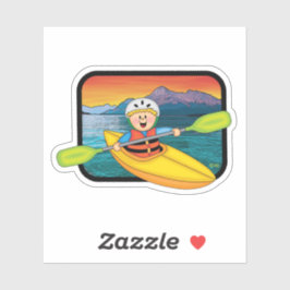 JollyKins Kayaker Sticker