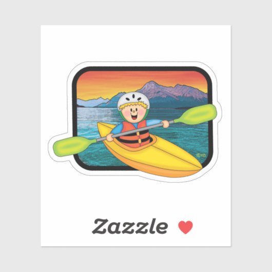 JollyKins Kayaker Sticker (Vel)