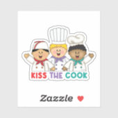 JollyKins Kiss the Cook Sticker (Vel)