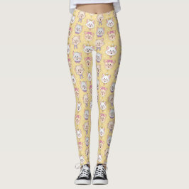 JollyKins Kittens geel Leggings