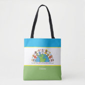 JollyKins Love maakt de wereld draaiend Tote Bag (Voorkant)